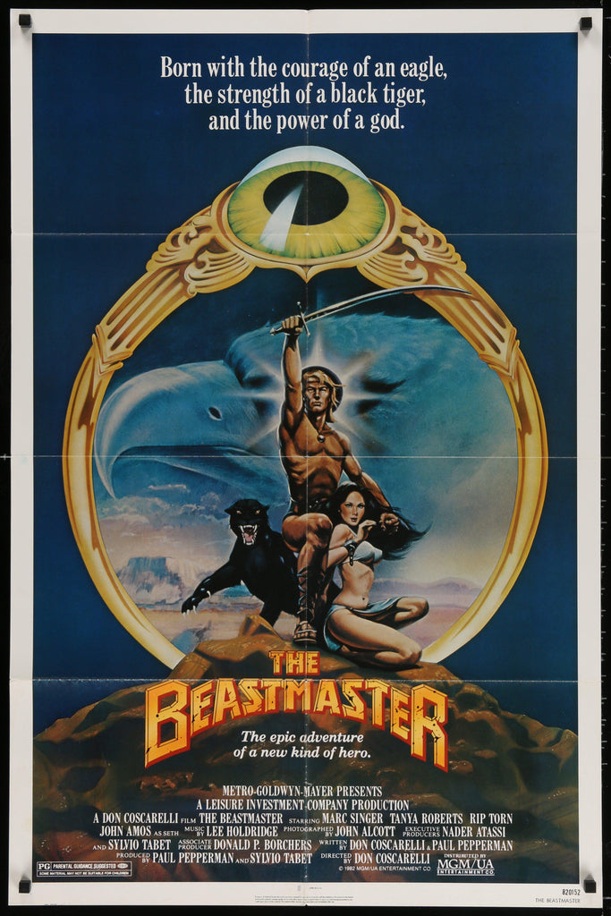 The Beastmaster Original Vintage Movie Poster
