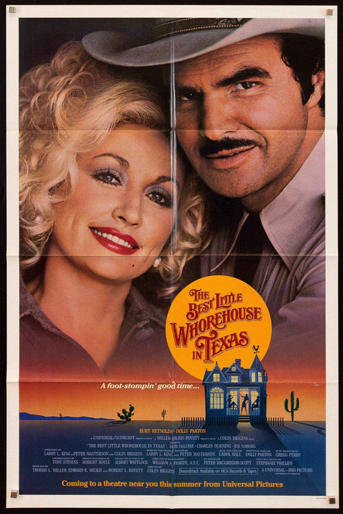 The Best Little Whorehouse in Texas Original Vintage Movie Poster