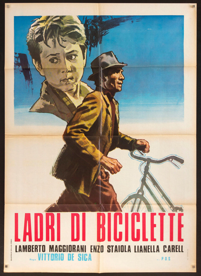 The Bicycle Thief (Ladri Di Biciclette) Italian 2 foglio (39x55) Original Vintage Movie Poster
