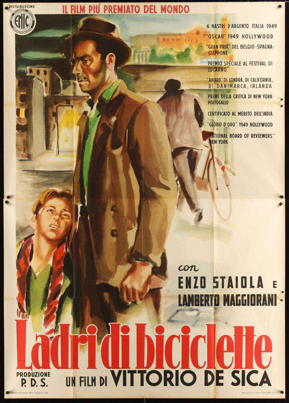 The Bicycle Thief (Ladri Di Biciclette) Original Vintage Movie Poster