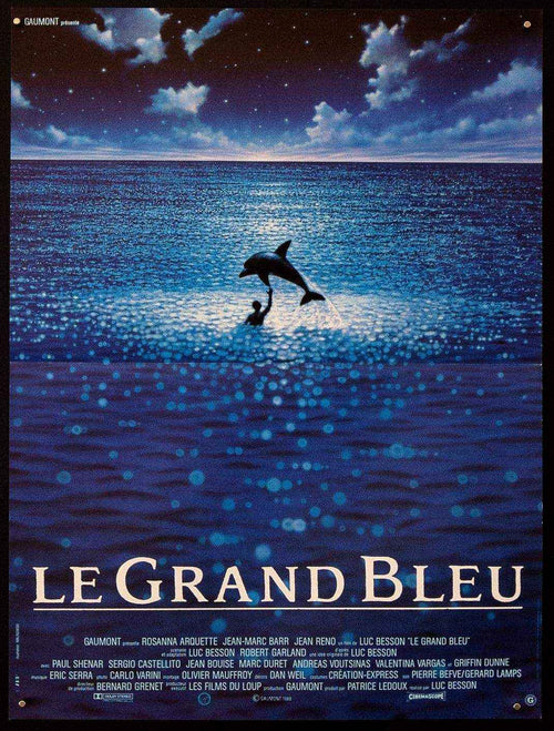 The Big Blue (Le Grand Bleu) Original Vintage Movie Poster