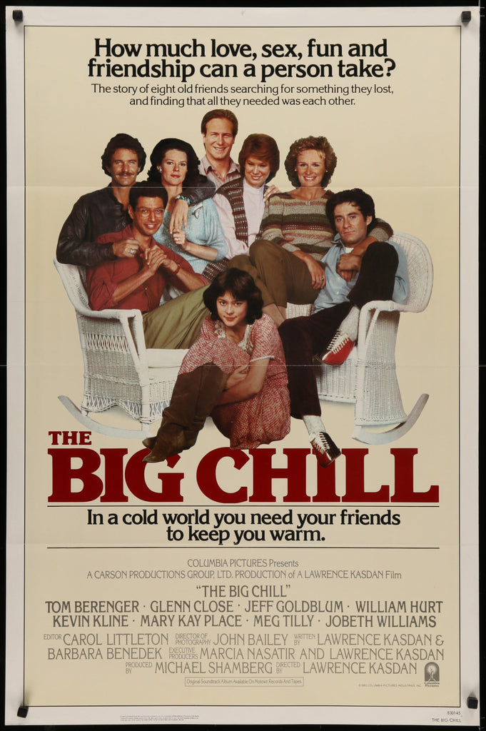The Big Chill 1 Sheet (27x41) Original Vintage Movie Poster