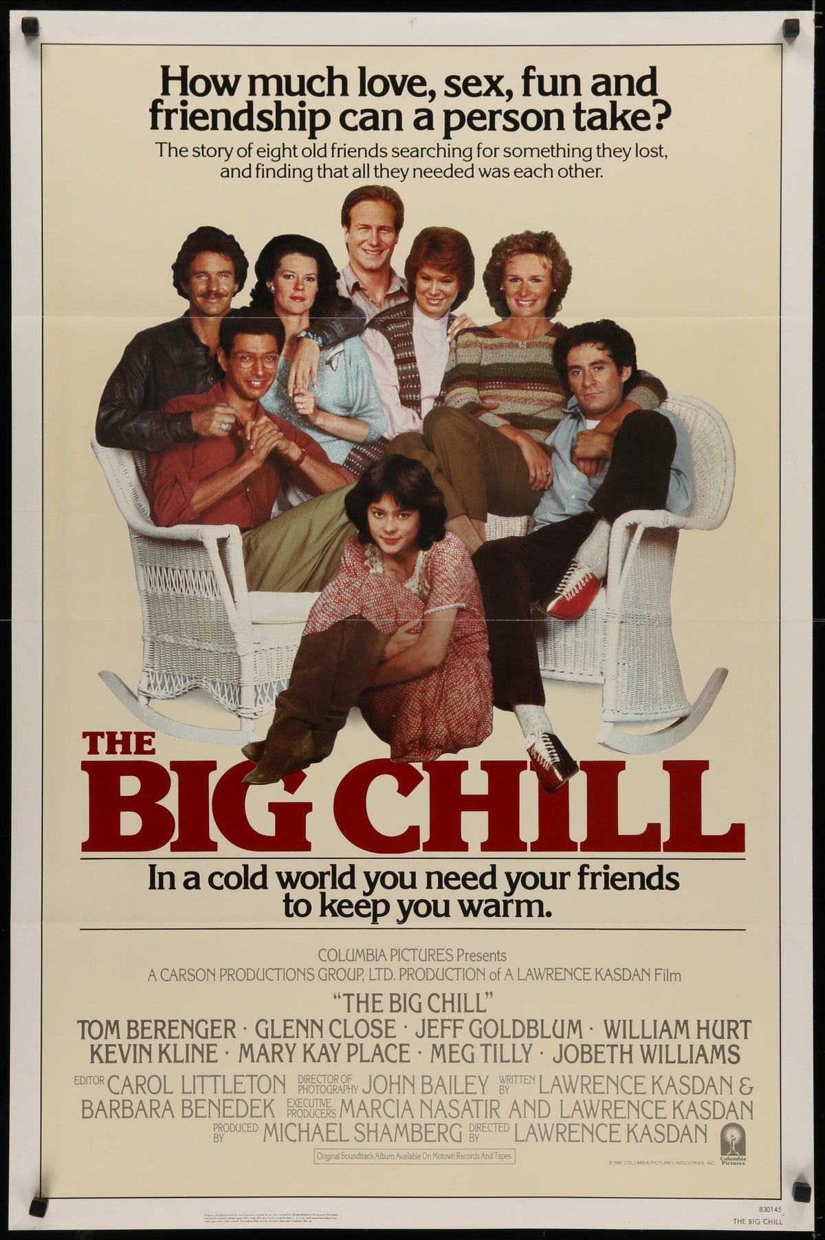 The Big Chill Original Vintage Movie Poster