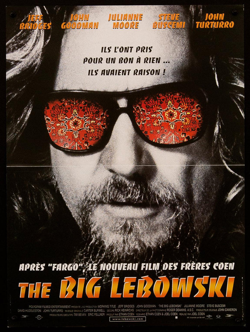 The Big Lebowski French mini (16x23) Original Vintage Movie Poster