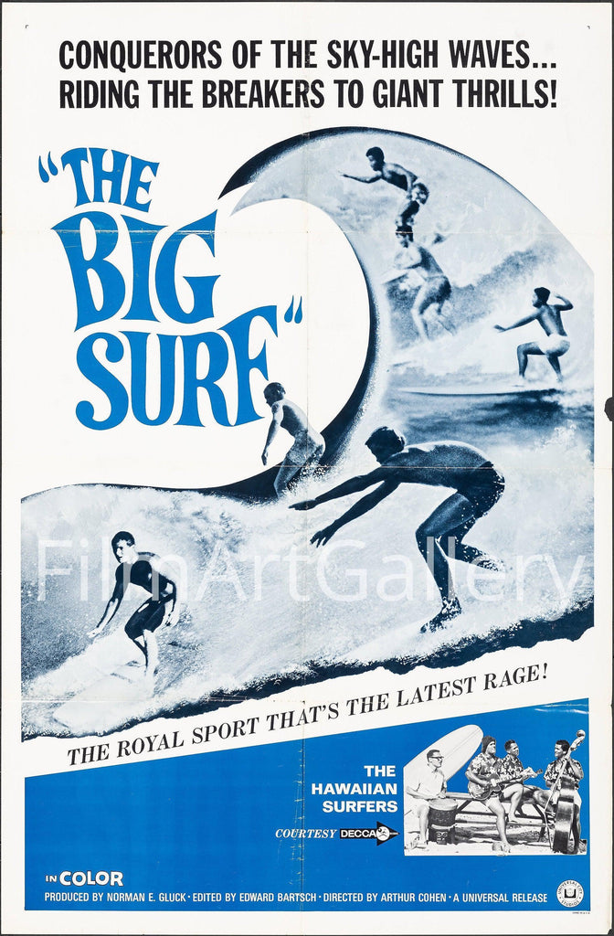 The Big Surf 1 Sheet (27x41) Original Vintage Movie Poster