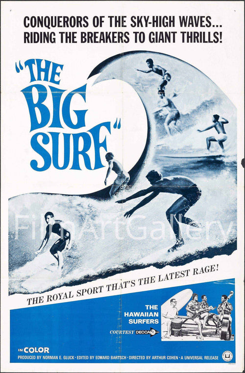 The Big Surf Original Vintage Movie Poster