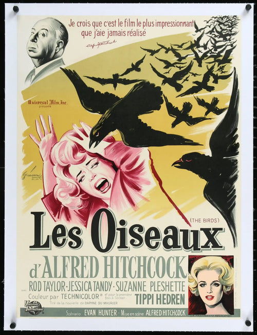 The Birds Original Vintage Movie Poster