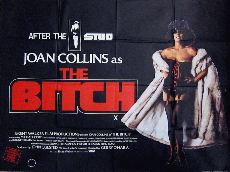 The Bitch British Quad (30x40) Original Vintage Movie Poster
