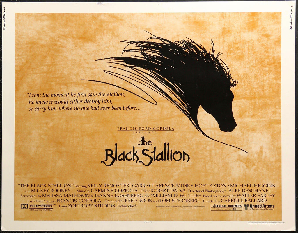 ワイルドブラックTHE BLACK STALLION USオリジナル映画ポスター 【公式 ワイルドブラックTHE BLACK STALLION USオリジナル映画ポスター 【公式