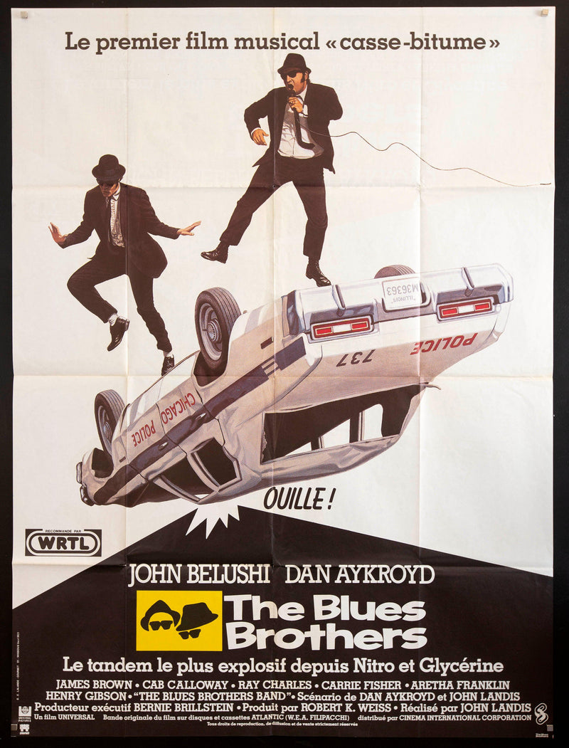 The Blues Brothers French 1 Panel (47x63) Original Vintage Movie Poster