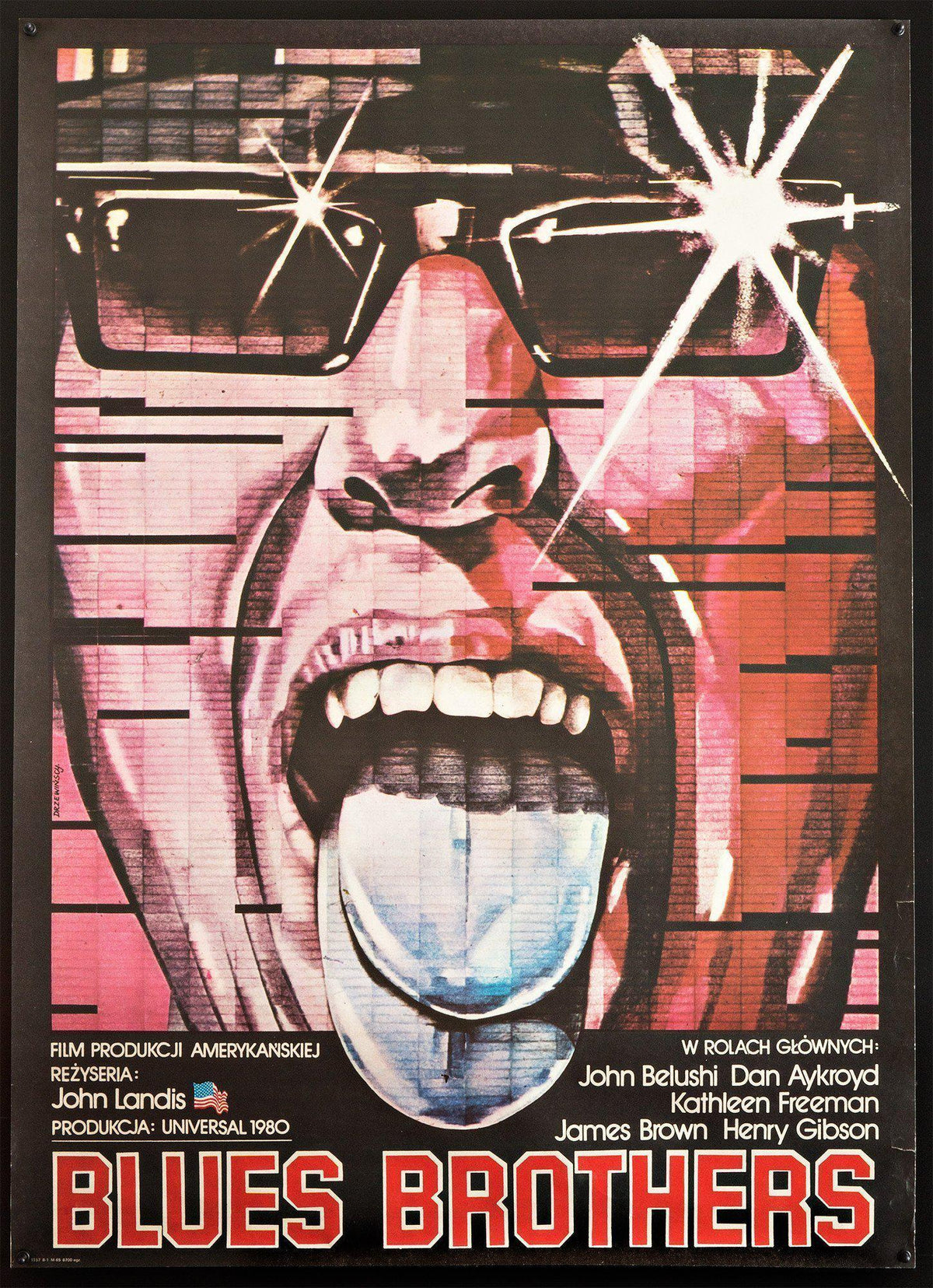 The Blues Brothers Polish B1 (26x38) Original Vintage Movie Poster