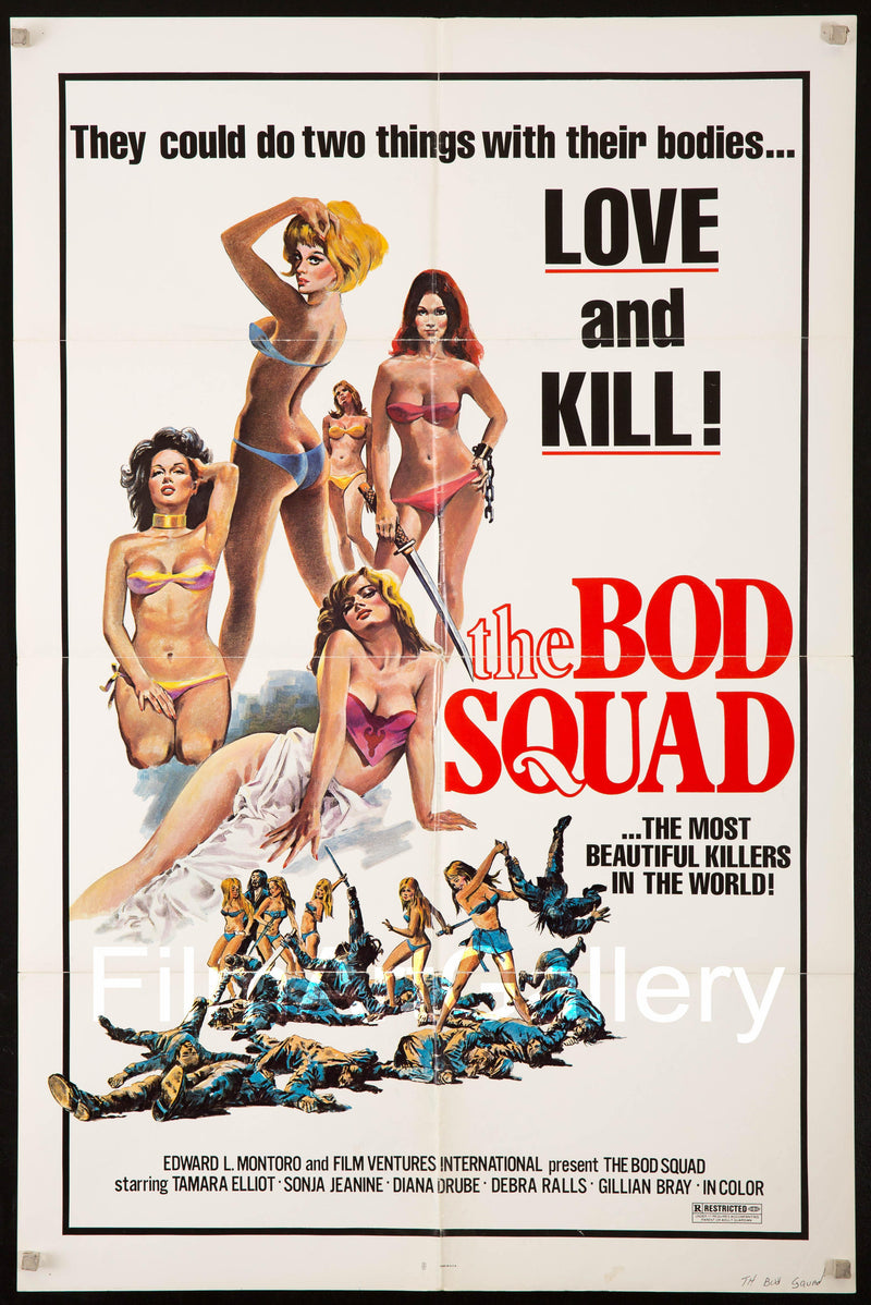 The Bod Squad 1 Sheet (27x41) Original Vintage Movie Poster