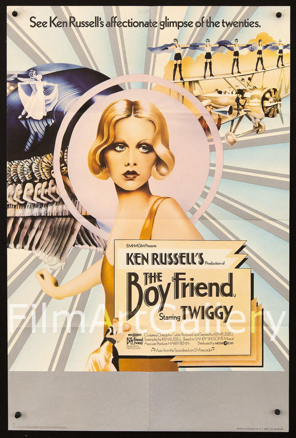 The Boy Friend (The Boyfriend) Movie Poster 1971 British Double