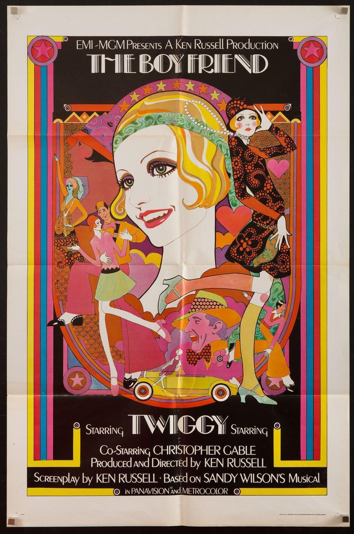 The Boy Friend (The Boyfriend) Original Vintage Movie Poster