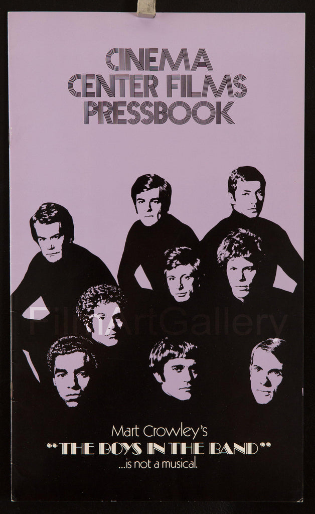 The Boys In the Band pressbook Original Vintage Movie Poster