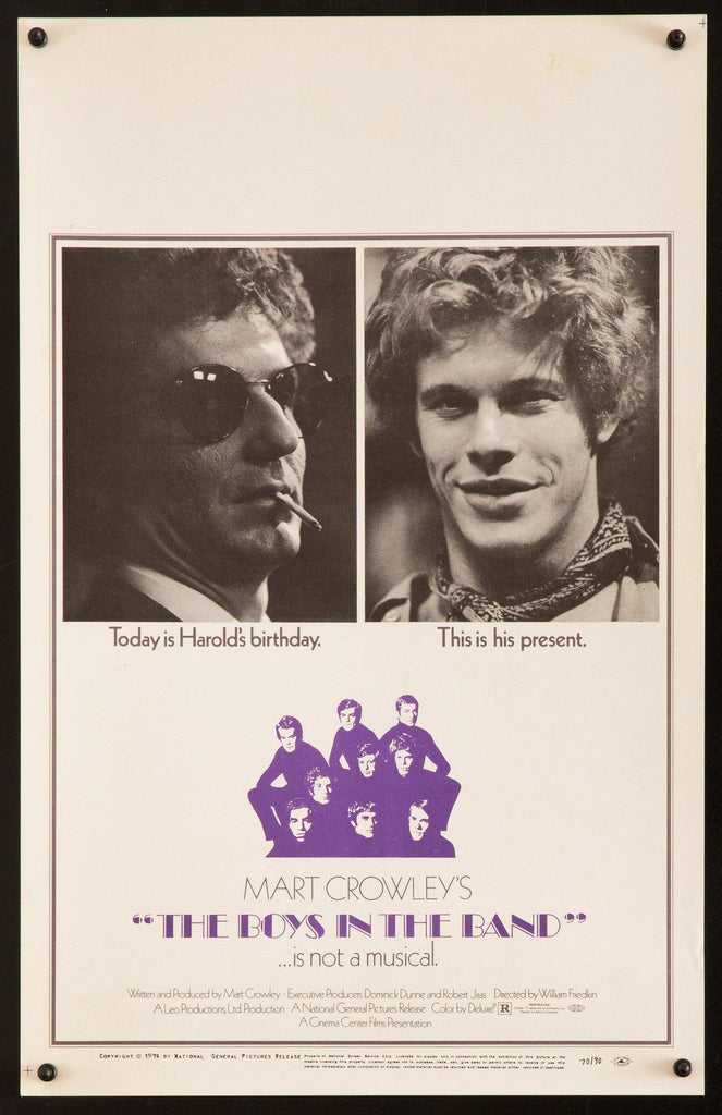 The Boys In the Band Original Vintage Movie Poster