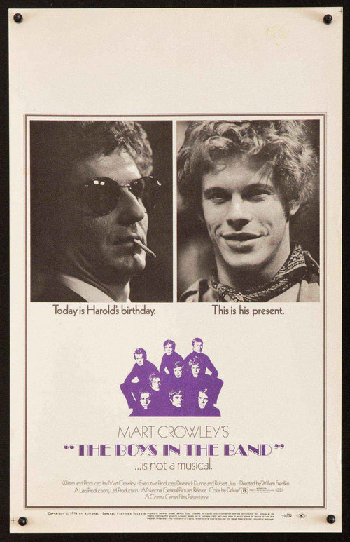 The Boys In the Band Original Vintage Movie Poster