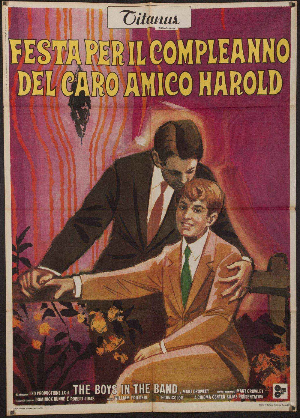 The Boys in the Band Original Vintage Movie Poster