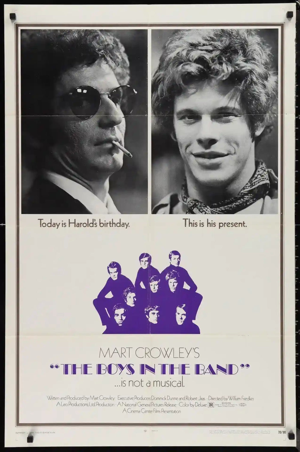 The Boys in the Band Original Vintage Movie Poster