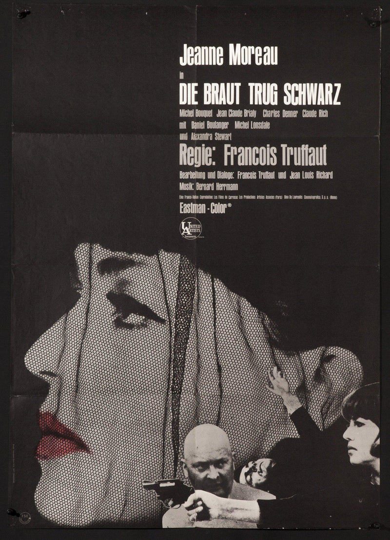 The Bride Wore Black (La Mariee Etait En Noir) German A1 (23x33) Original Vintage Movie Poster