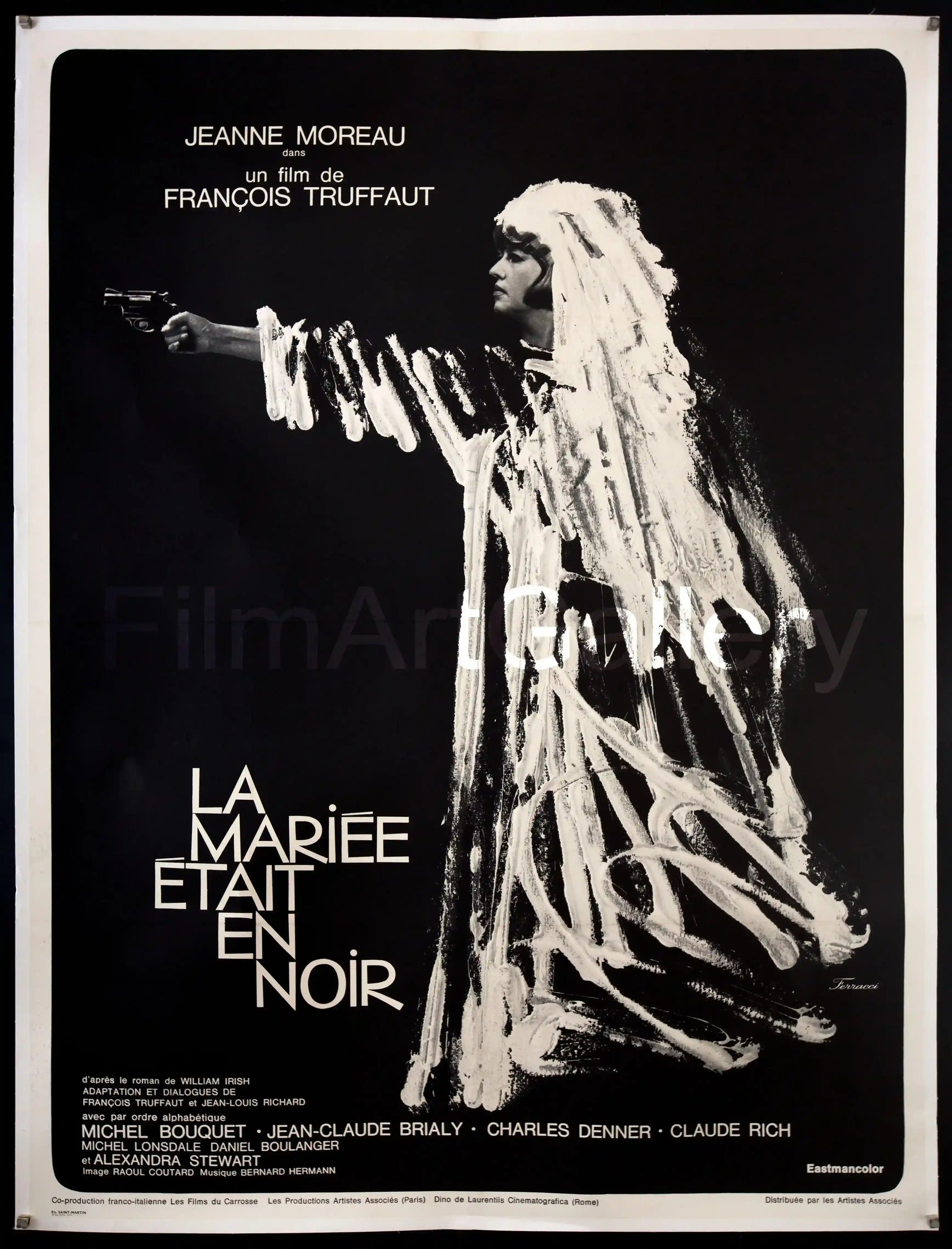 The Bride Wore Black La Mariee Etait En Noir Movie Poster 1968