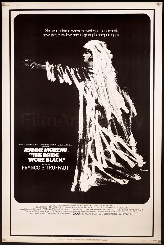The Bride Wore Black (La Mariee Etait En Noir) Original Vintage Movie Poster