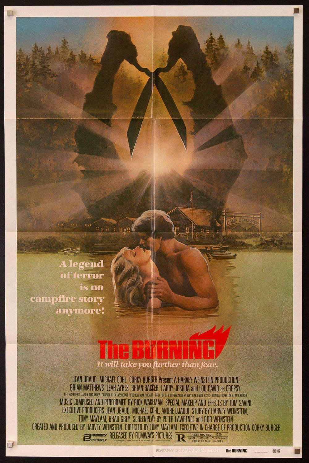 The Burning Original Vintage Movie Poster