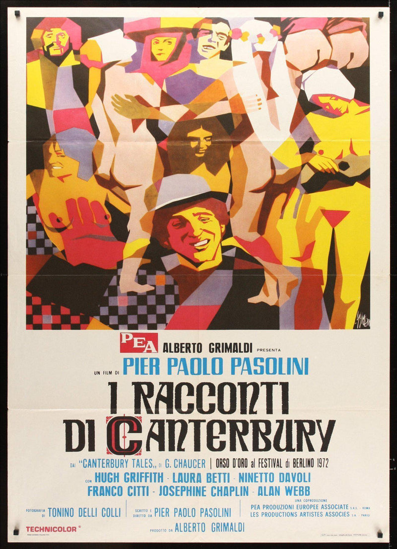 The Canterbury Tales Italian 2 foglio (39x55) Original Vintage Movie Poster