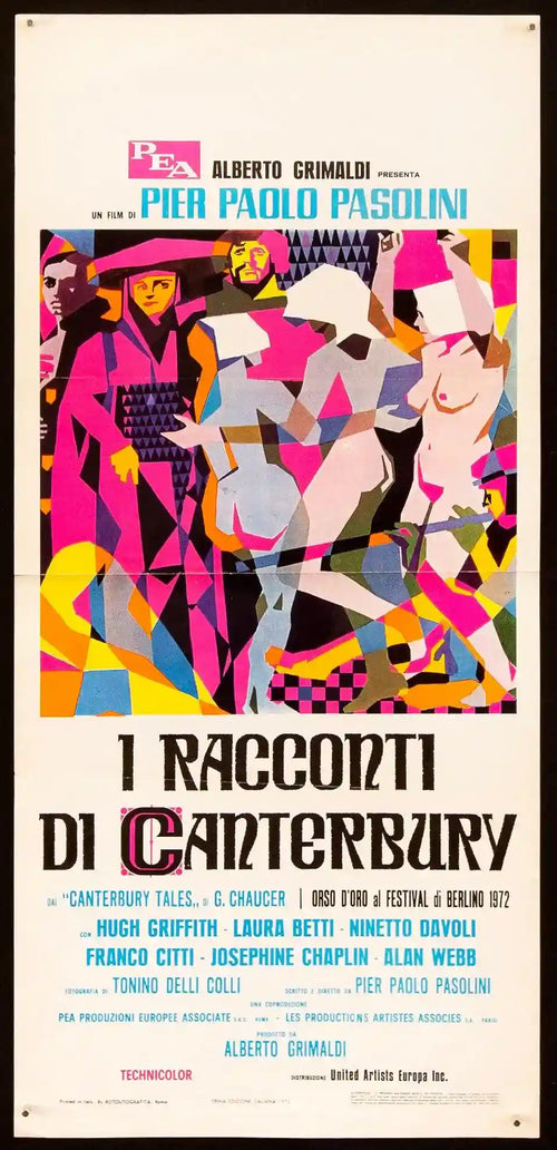 The Canterbury Tales Original Vintage Movie Poster