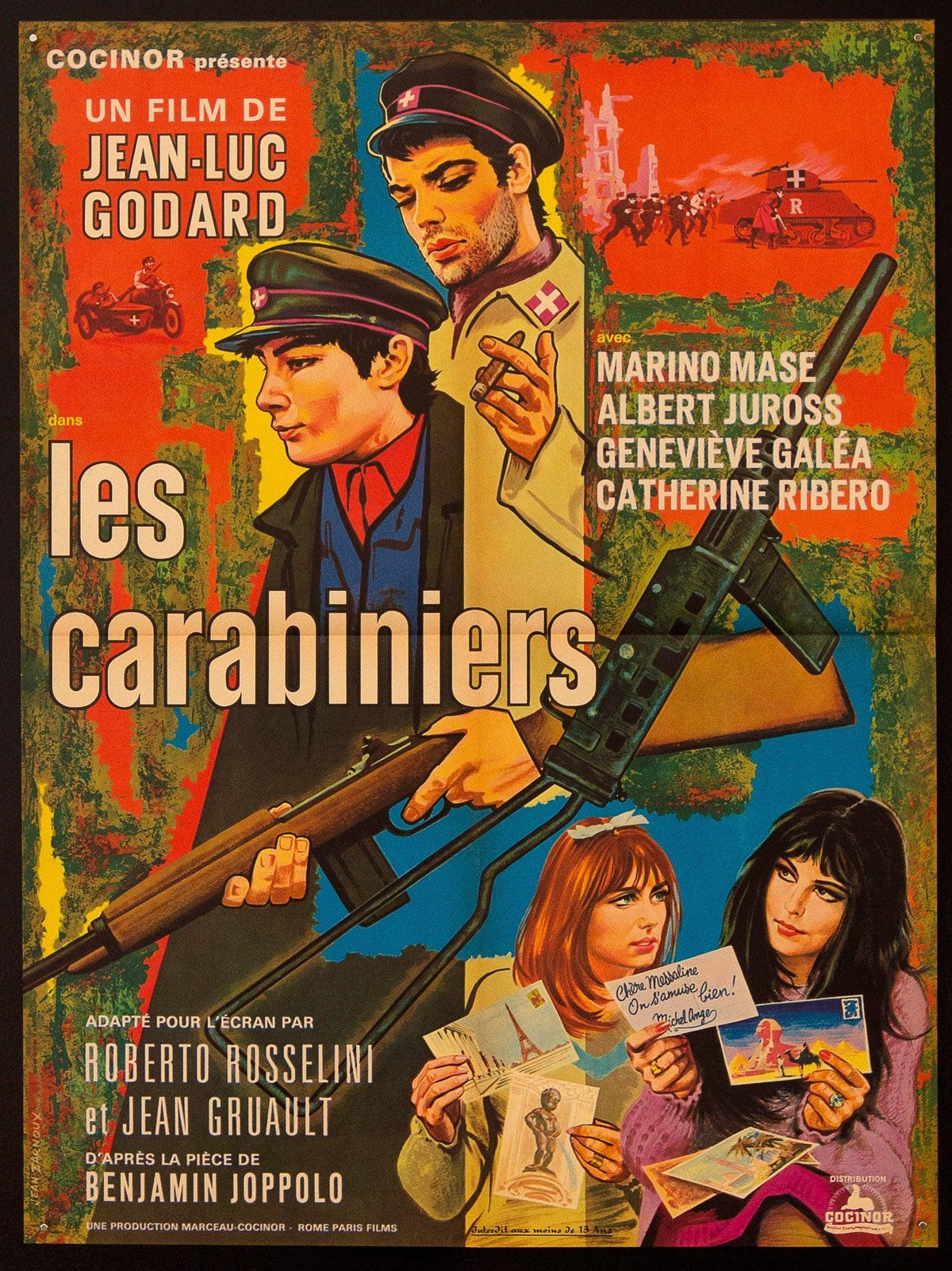 The Carabiniers (Les Carabiniers) Original Vintage Movie Poster