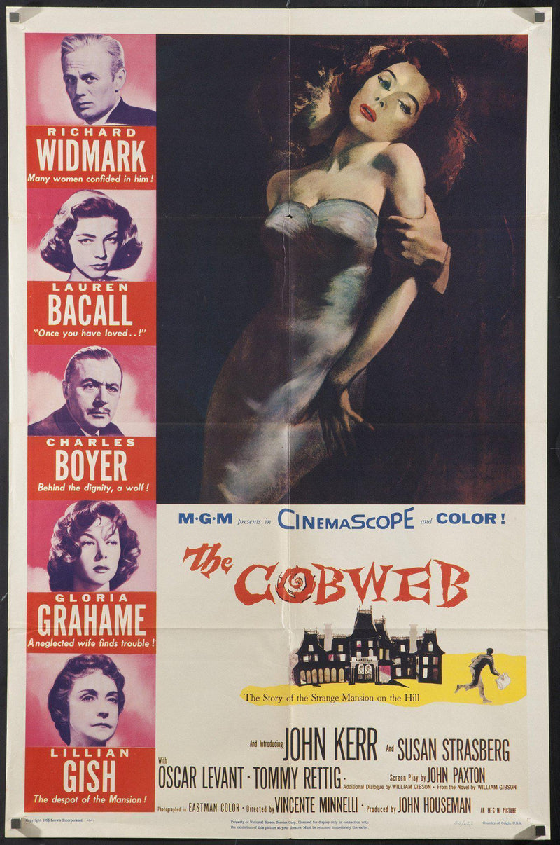 The Cobweb 1 Sheet (27x41) Original Vintage Movie Poster