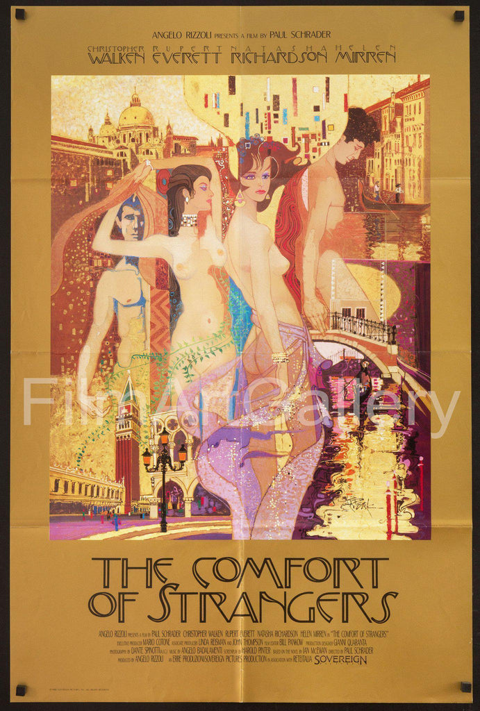 The Comfort of Strangers Original Vintage Movie Poster
