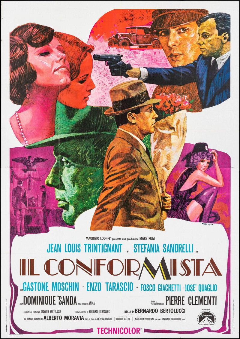 The Conformist (Il Conformista) Italian 4 foglio (55x78) Original Vintage Movie Poster