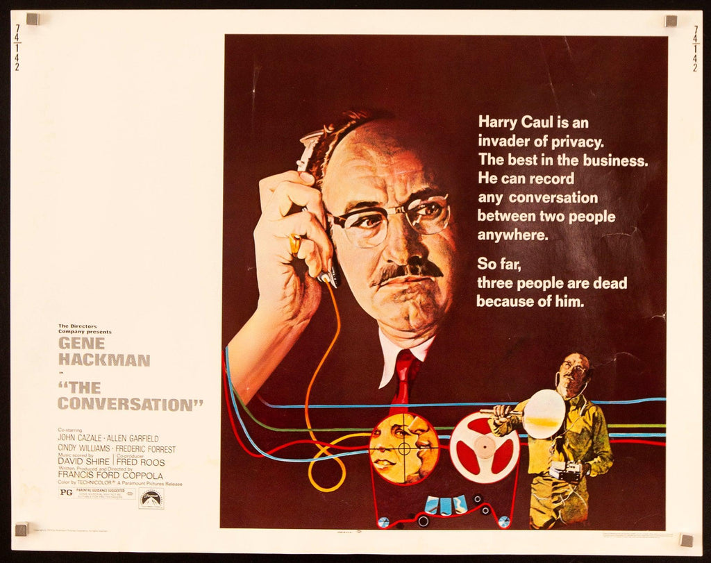 The Conversation Half Sheet (22x28) Original Vintage Movie Poster