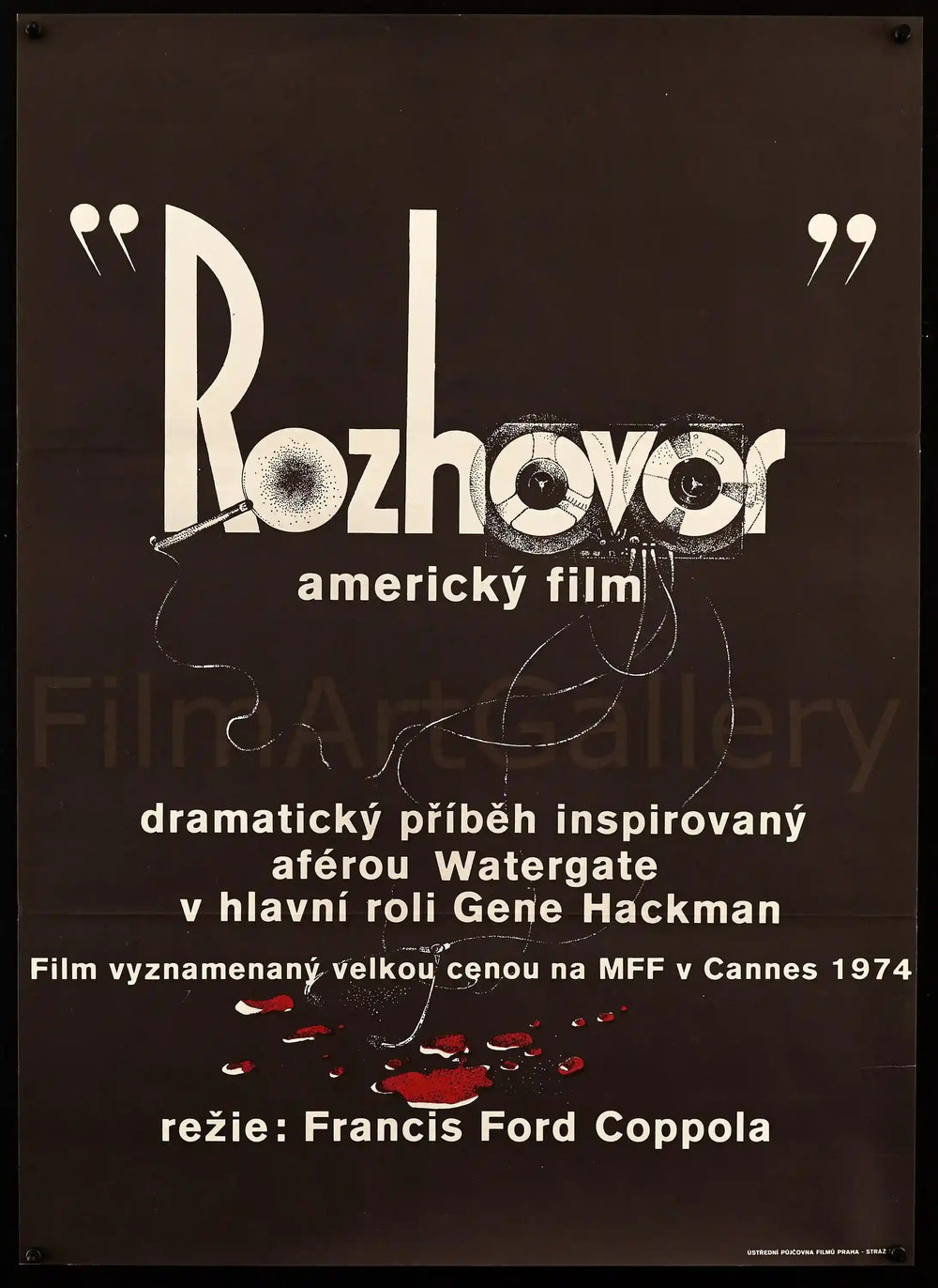 The Conversation Original Vintage Movie Poster