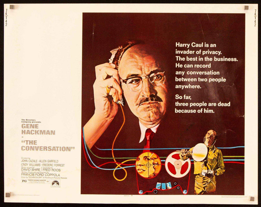 The Conversation Original Vintage Movie Poster