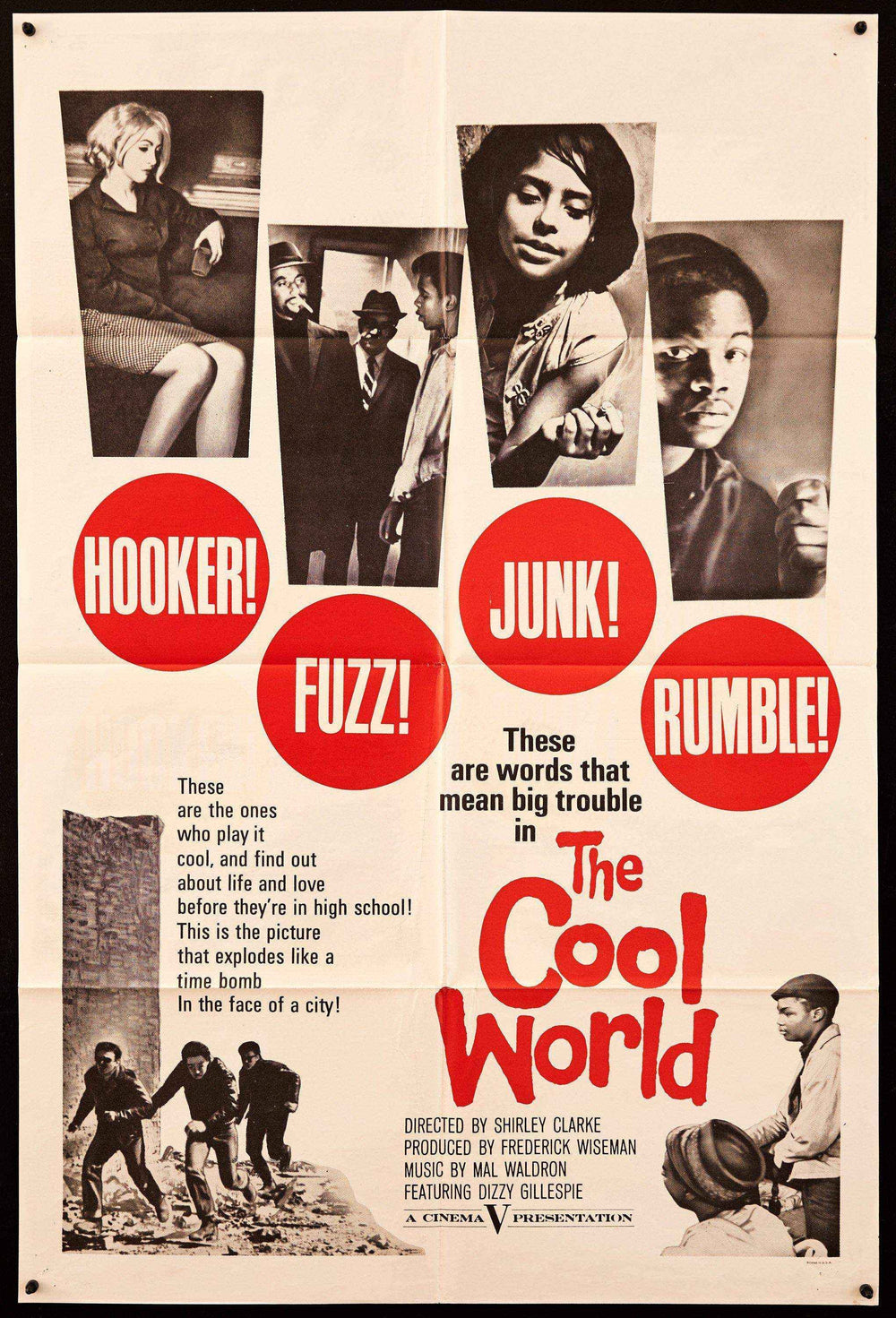 The Cool World Original Vintage Movie Poster