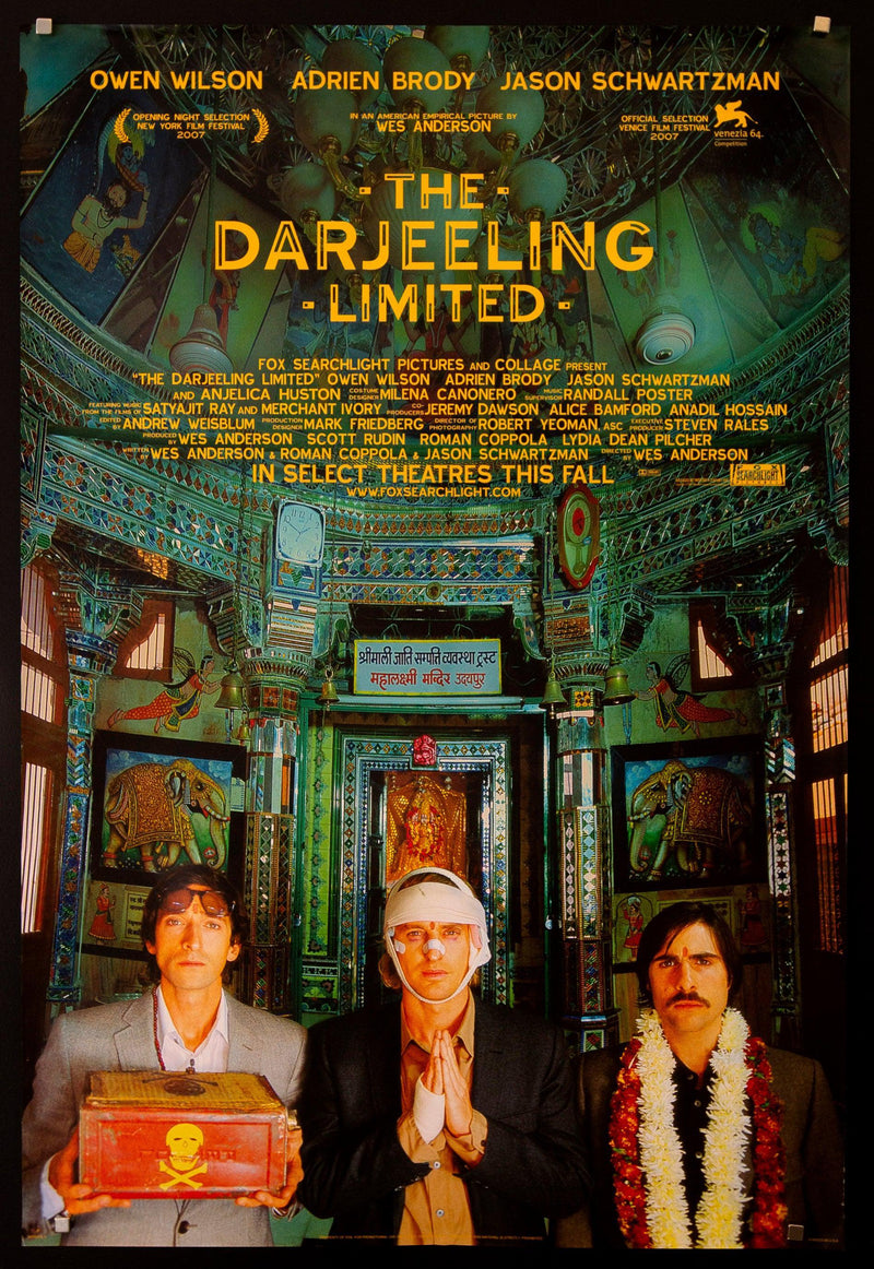The Darjeeling Limited 1 Sheet (27x41) Original Vintage Movie Poster