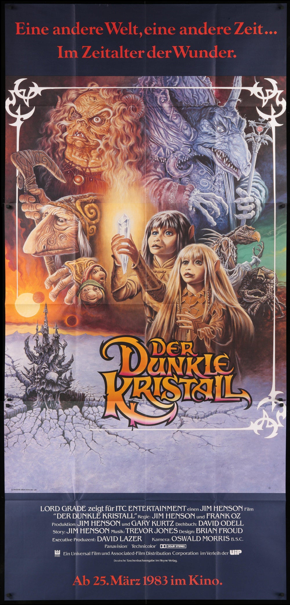 The Dark Crystal Original Vintage Movie Poster