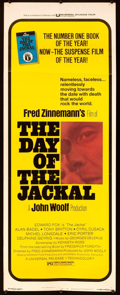 The Day of the Jackal Original Vintage Movie Poster