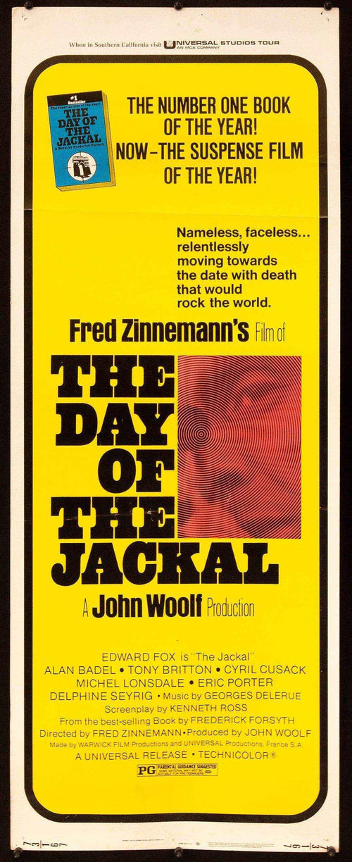 The Day of the Jackal Original Vintage Movie Poster