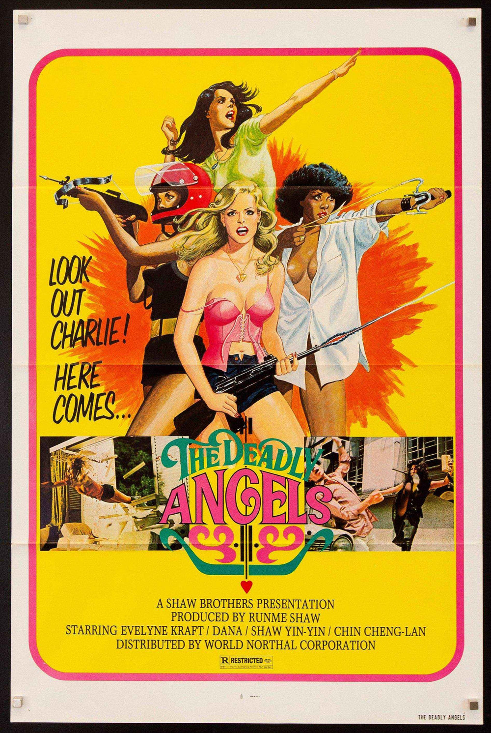 The Deadly Angels Original Vintage Movie Poster