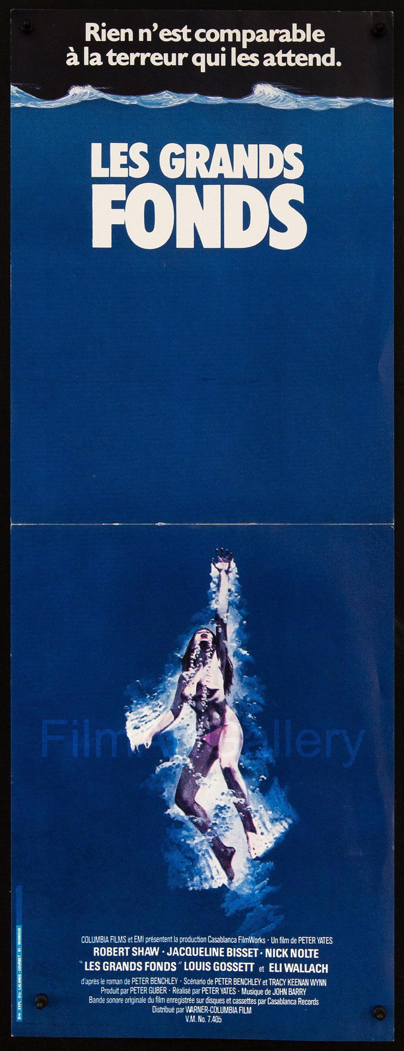The Deep 12x31 Original Vintage Movie Poster