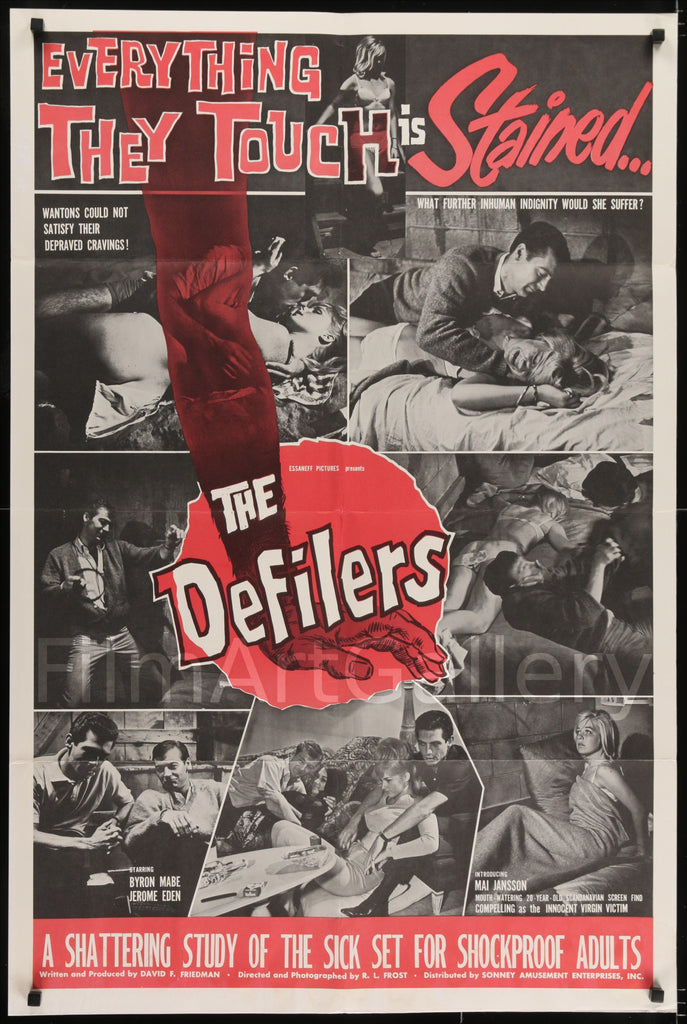 The Defilers Original Vintage Movie Poster