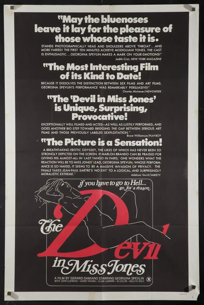 The Devil in Miss Jones Movie Poster 1973 1 Sheet (27x41)