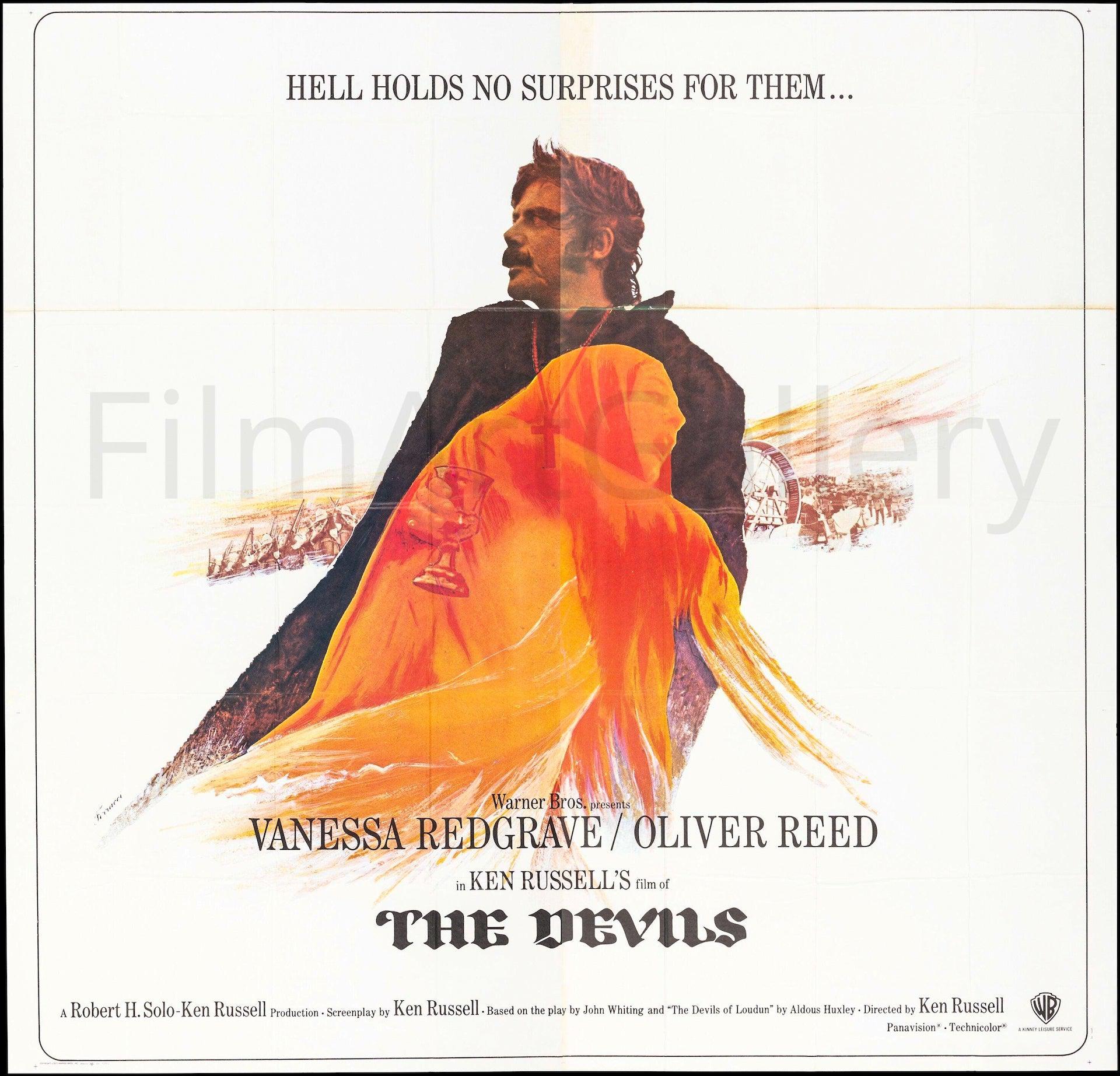 The Devils Movie Poster 1971 6 Sheet (81x81)