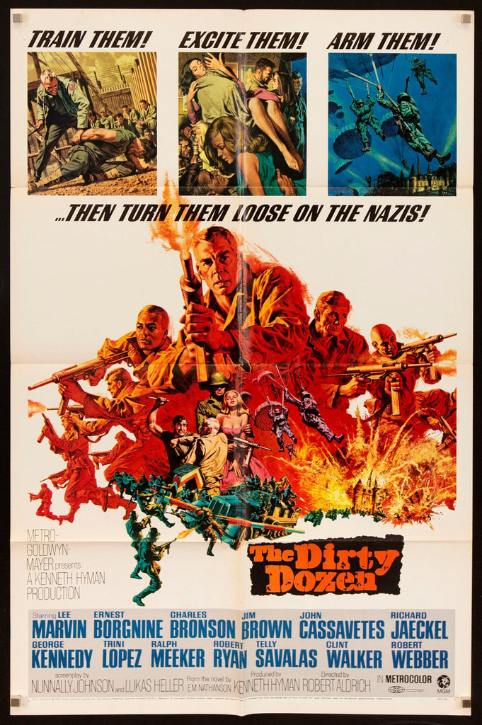 The Dirty Dozen Original Vintage Movie Poster