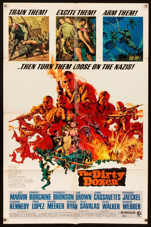 The Dirty Dozen Original Vintage Movie Poster