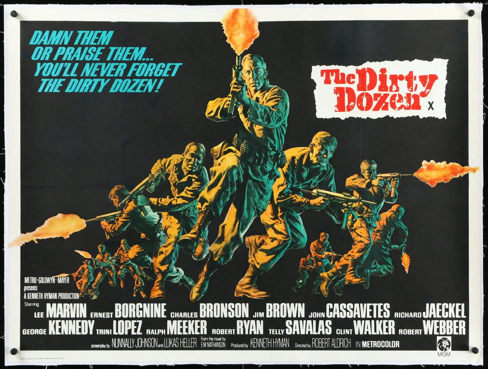 The Dirty Dozen Original Vintage Movie Poster
