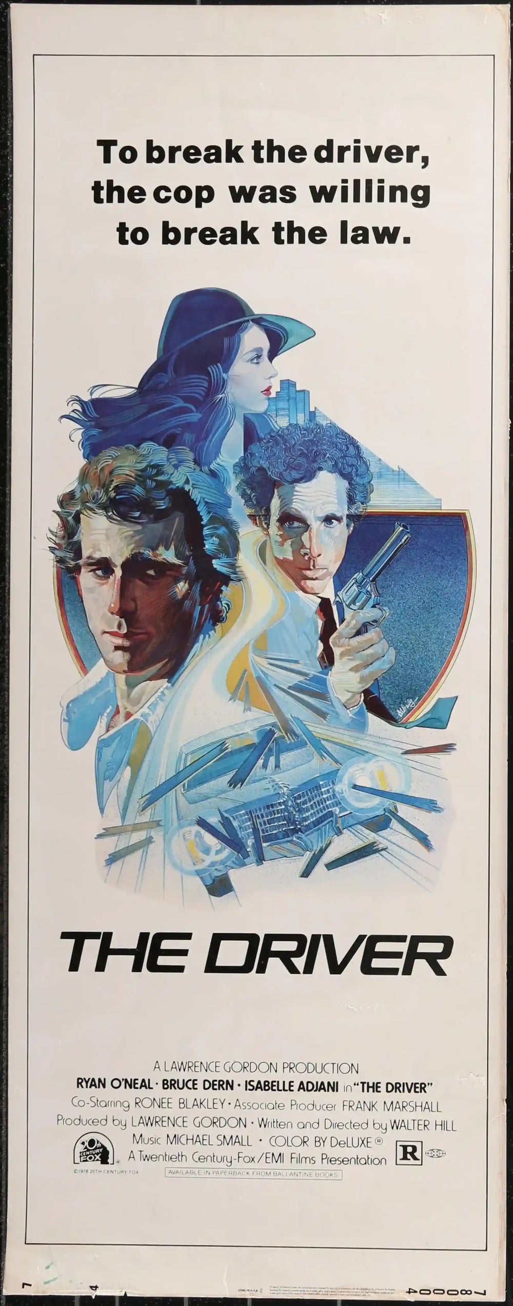 The Driver Original Vintage Movie Poster
